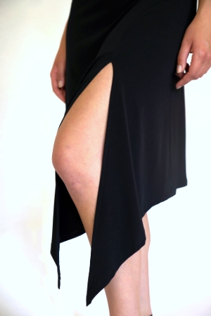 tangokleid mit ärmeln schwarz berlin, tangoschuhe 6 cm